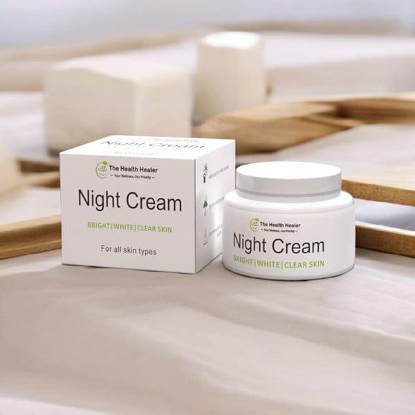 Bright White Night Cream for Glowing Skin β Whitening & Repair Cream for Pakistani Skin - Smart Hud