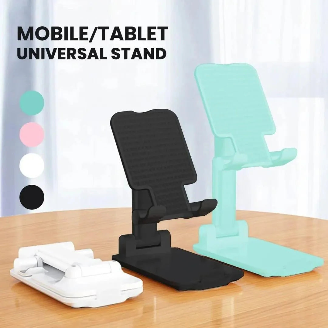 Portable Mobile Stand β Adjustable ABS Plastic Phone Holder (Foldable & Non - Slip) - Smart Hud