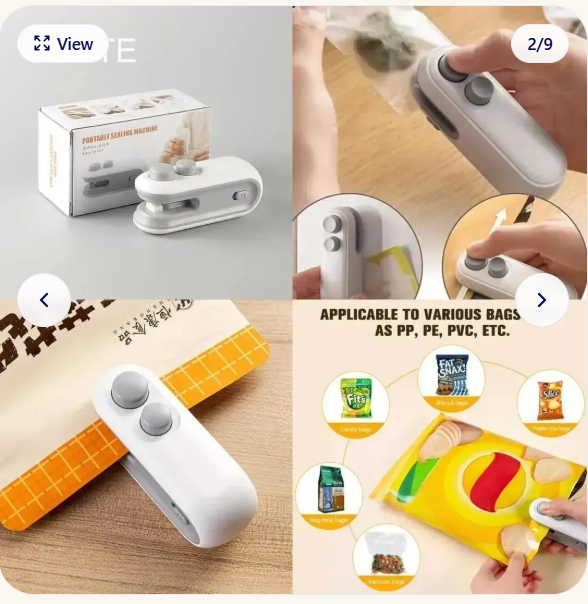 Rechargeable 2-in-1 Food Sealer & Cutter
