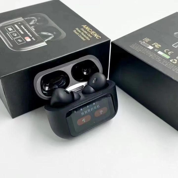 Black Airpods with ANC & Fast Charging – Bluetooth 5.3 Wireless Earbuds Pakistan - Smart Hud