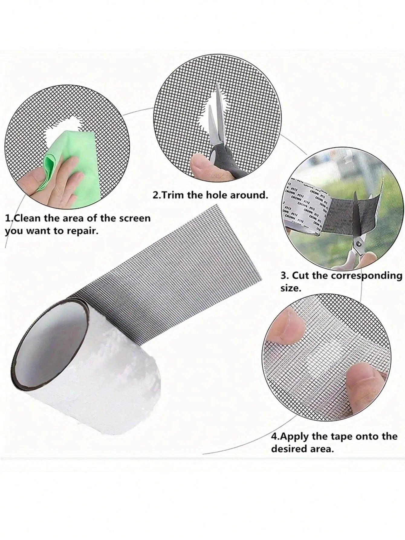 Waterproof Window Screen Repair Tape