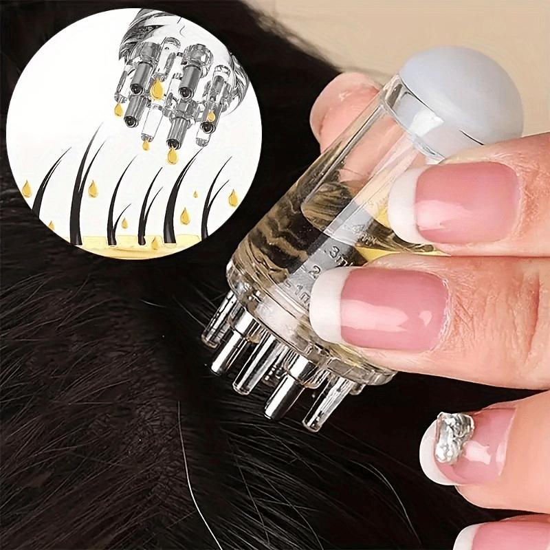 Hair Oil Applicator Bottle for Scalp – Easy Mess - Free Hair Oil Application Tool - Smart Hud