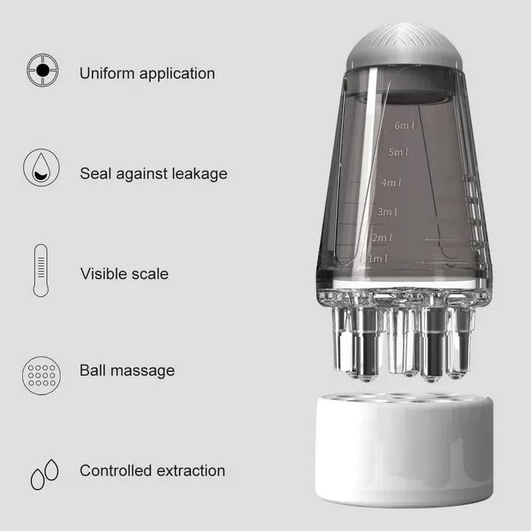 Hair Oil Applicator Bottle for Scalp – Easy Mess - Free Hair Oil Application Tool - Smart Hud